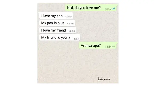 Chat Lucu Pakai Bahasa Gaul Ini Bikin Mikir Keras