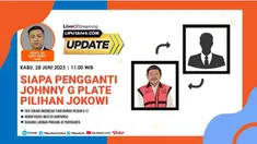 Siapa Menteri Komunikasi dan Informatika definitif pengganti Johnny G. Plate masih misteri. Namun, Presiden Joko Widodo atau Jokowi mengaku masih menunggu hari tepat untuk melantik sosok menkominfo pengganti Johnny G. Plate yang tersandung kasus duga...