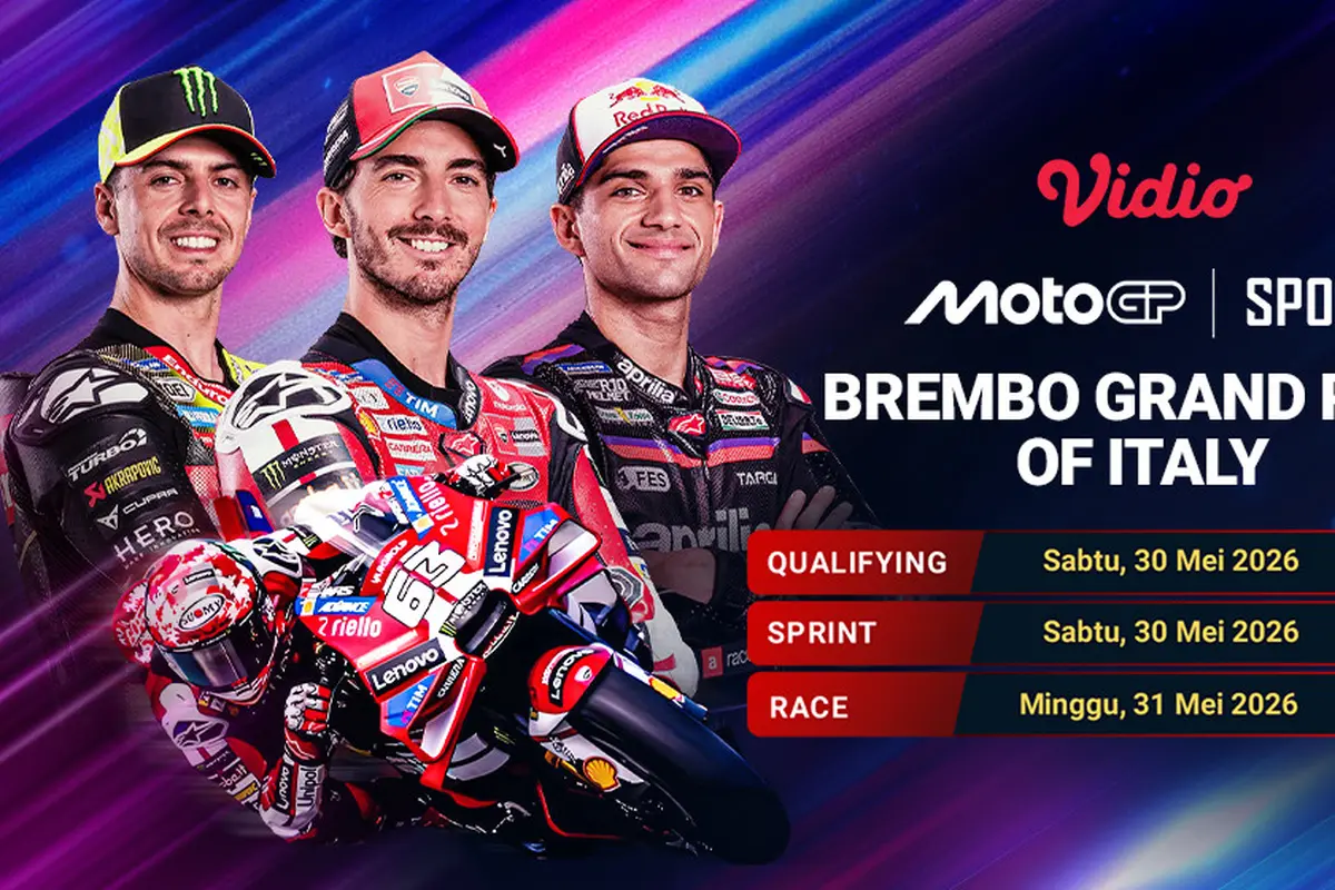 Jadwal MotoGP Brembo Grand Prix of Italy