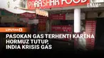 Kelangkaan tabung gas LPG komersial membuat sejumlah restoran di New Delhi, India, terpaksa menghentikan operasional mereka. Para pemilik usaha mengaku tidak dapat memasak karena pasokan gas tidak tersedia selama beberapa hari terakhir.
