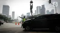 Ganjil genap Jakarta tak berlaku hari ini di akhir pekan, Sabtu (26/10/2024). (Liputan6.com/Faizal Fanani)