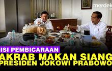 VIDEO: Terungkap, Isi Pembicaraan Akrab Saat Jokowi Undang Prabowo Makan Siang