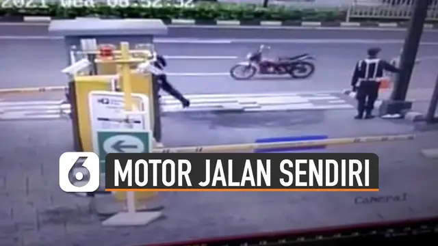 VIDEO: Viral Kamera CCTV Merekam Motor Jalan Sendiri, Ini Dia Penyebabnya