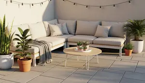 7 Ide Outdoor Lounge Ukuran 2x2 Meter yang Tidak Sumpek, Tetap Nyaman untuk Bersantai