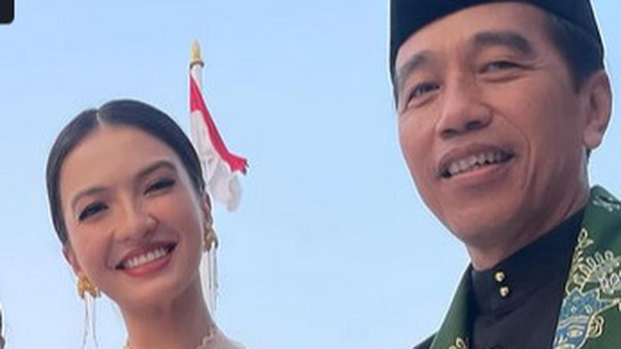 Pernah Foto Bareng, Ucapan Adem Raline Shah Buat Jokowi yang Kini Pensiun jadi Presiden
