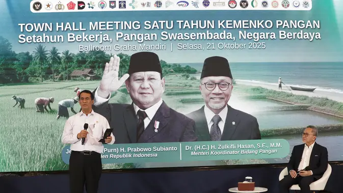 Capaian ini diklaim merupakan hasil kerja kolektif antara kementerian dan lembaga yang bercita-cita mewujudkan kedaulatan pangan nasional. (merdeka.com/Arie Basuki)