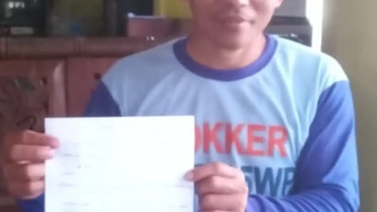 Korban penusukan Rosidi. (Istimewa)
