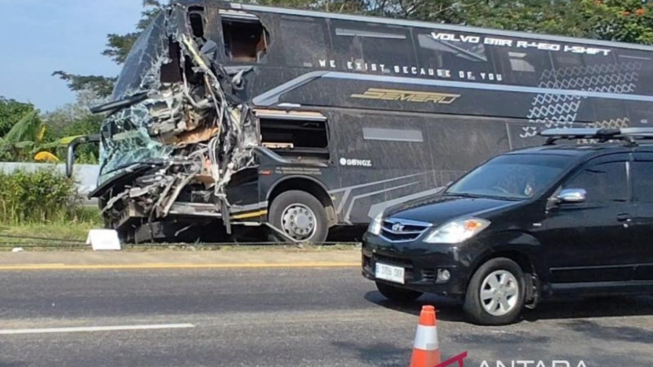 Kecelakaan Bus Tol Cipali Cirebon Renggut Satu Nyawa, Dua Luka-Luka