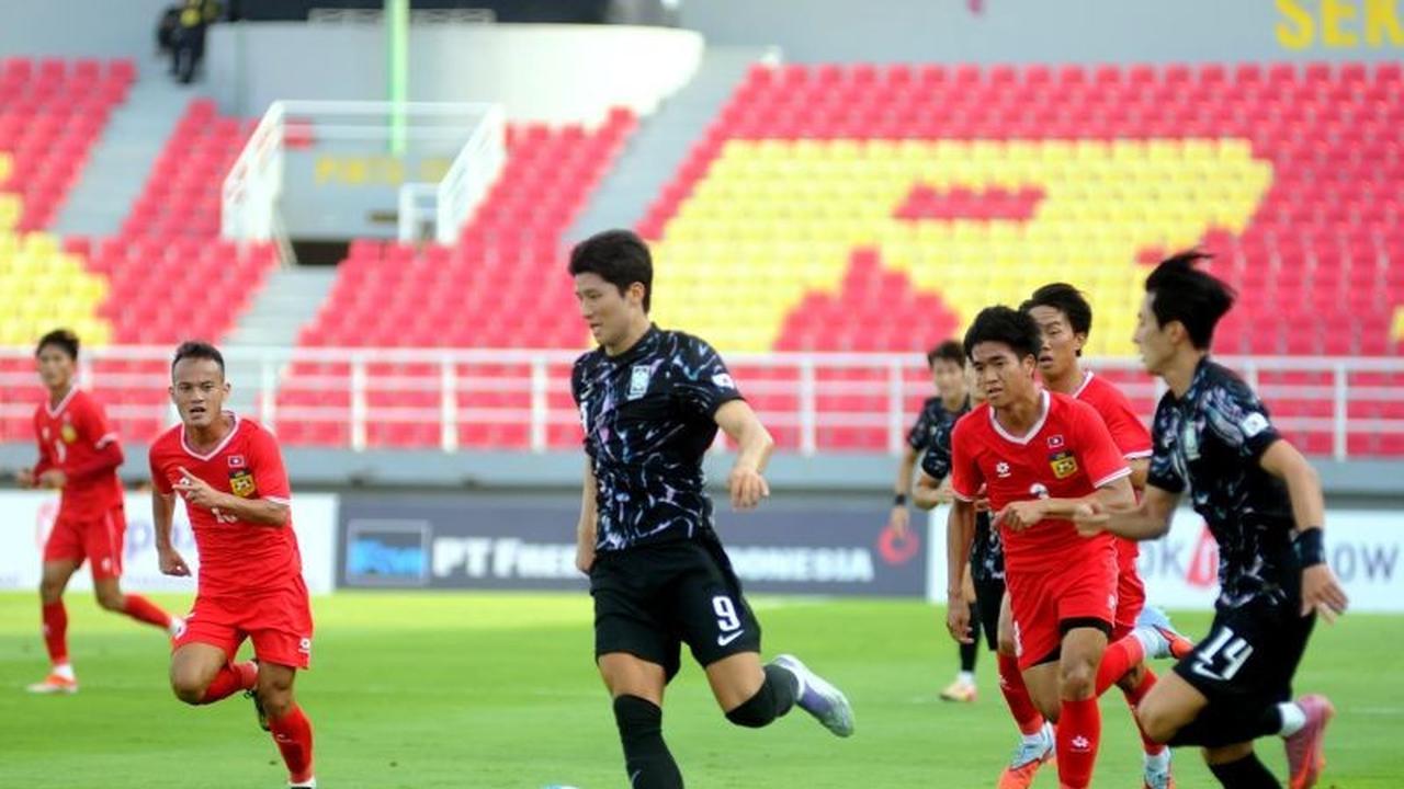 Meski Pesta Gol 7-0, Pelatih Korsel U-23 Belum Puas dengan Performa Timnya