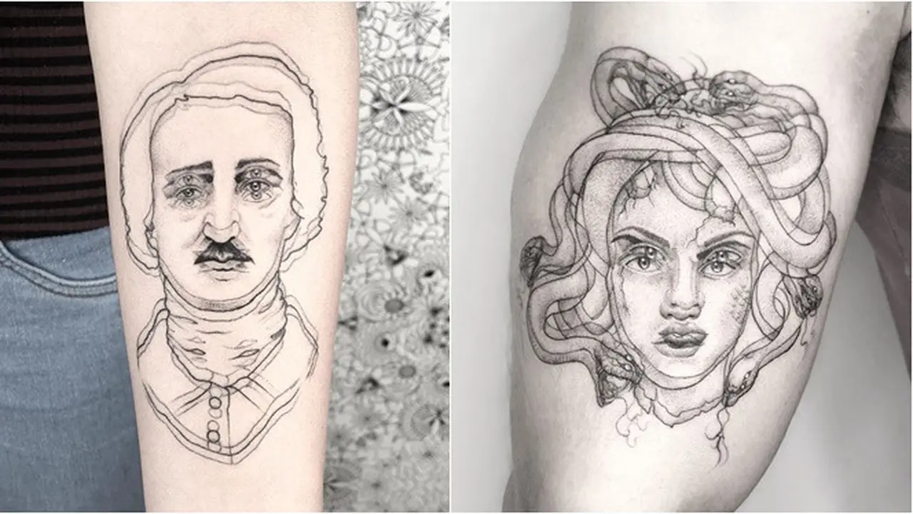 7 Karya Tato Anti-Mainstream Punya Ilusi Optik yang Bikin Pusing