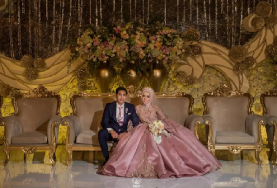 Pernikahan Medina Zein dan Lukman Azhari. (Instagram/idowedophoto)