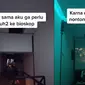 Pria Ini Desain Kamar Tidur Layaknya Tempat Bioskop, Netizen Terpukau (sumber: TikTok/buncismailof)