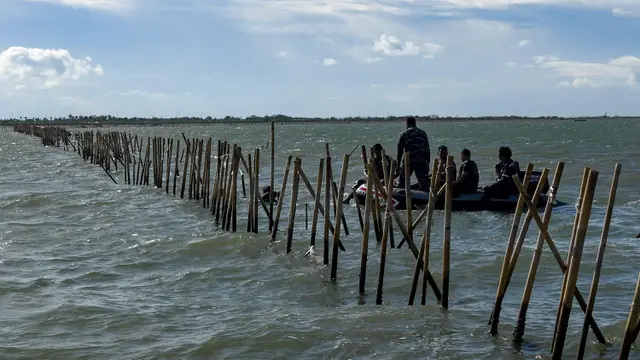 Maju Mundur Pembongkaran Pagar Laut di Tangerang, Nelayan Terdampak