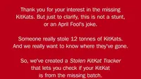 KitKat Umumkan 12 Ton Cokelatnya Dicuri, Sempat Dikira Lelucon April Mop