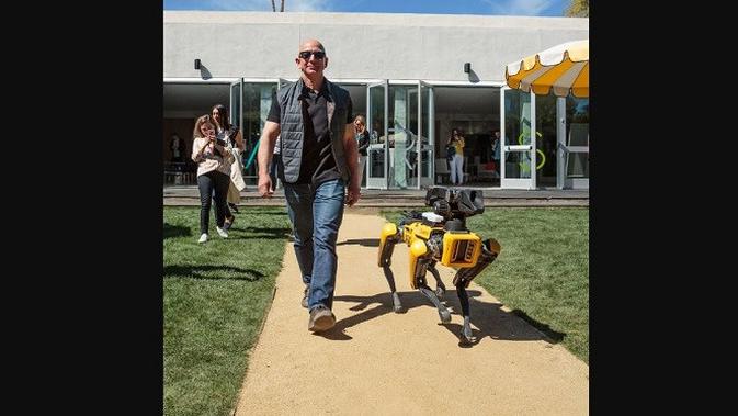 Anjing robotik milik Jeff Bezos. Dok: @JeffBezos