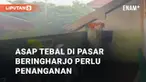 Warga mengeluhkan asap tebal di Pasar Beringharjo Lt 2. Asap berasal dari pembakaran sate di lantai 1 pada Kamis (2/1/2025)