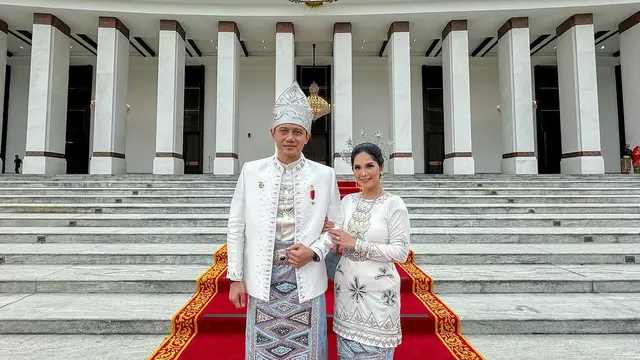 10 Potret Pejabat dan Politisi Pakai Busana Adat saat Hadiri Upacara HUT ke-79 RI di Istana Merdeka dan IKN