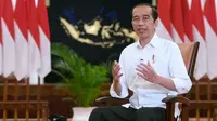 Menyambut tahun 2021, Presiden Joko Widodo (Jokowi) menyampaikan Indonesia mampu bangkit dari pandemi COVID-19. (Biro Pers Sekretariat Presiden)