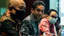 Menteri Perdagangan Agus Suparmanto menyambangi PT Elang Mahkota Teknologi Tbk (Emtek) dan Indosiar Grup di SCTV Tower Jakarta, Rabu (12/8/2020). Dalam pertemuan Kemendag berharap peran media dan grup besar menyampaikan berita positif kepada publik selama pandemi Covid-19. (Liputan6.com/Johan Tallo)