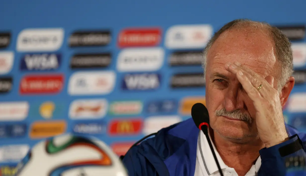 Dikonfirmasi Asosisasi Sepakbola Brasil (CBF), pria berusia 65 tahun itu memutuskan mundur dari timnas Brasil usai hanya menempati peringkat keempat pada Piala Dunia 2014. (REUTERS/Ueslei Marcelino)