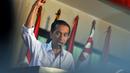 Jokowi menyampaikan orasinya saat acara deklarasi dukungan partai di kantor DPP PDIP, Lenteng Agung, Jakarta, Rabu (14/05/2014) (Liputan6.com/Johan Tallo).