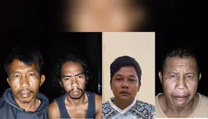 4 Pelaku Pembantaian Tapir di Lampung Ditangkap