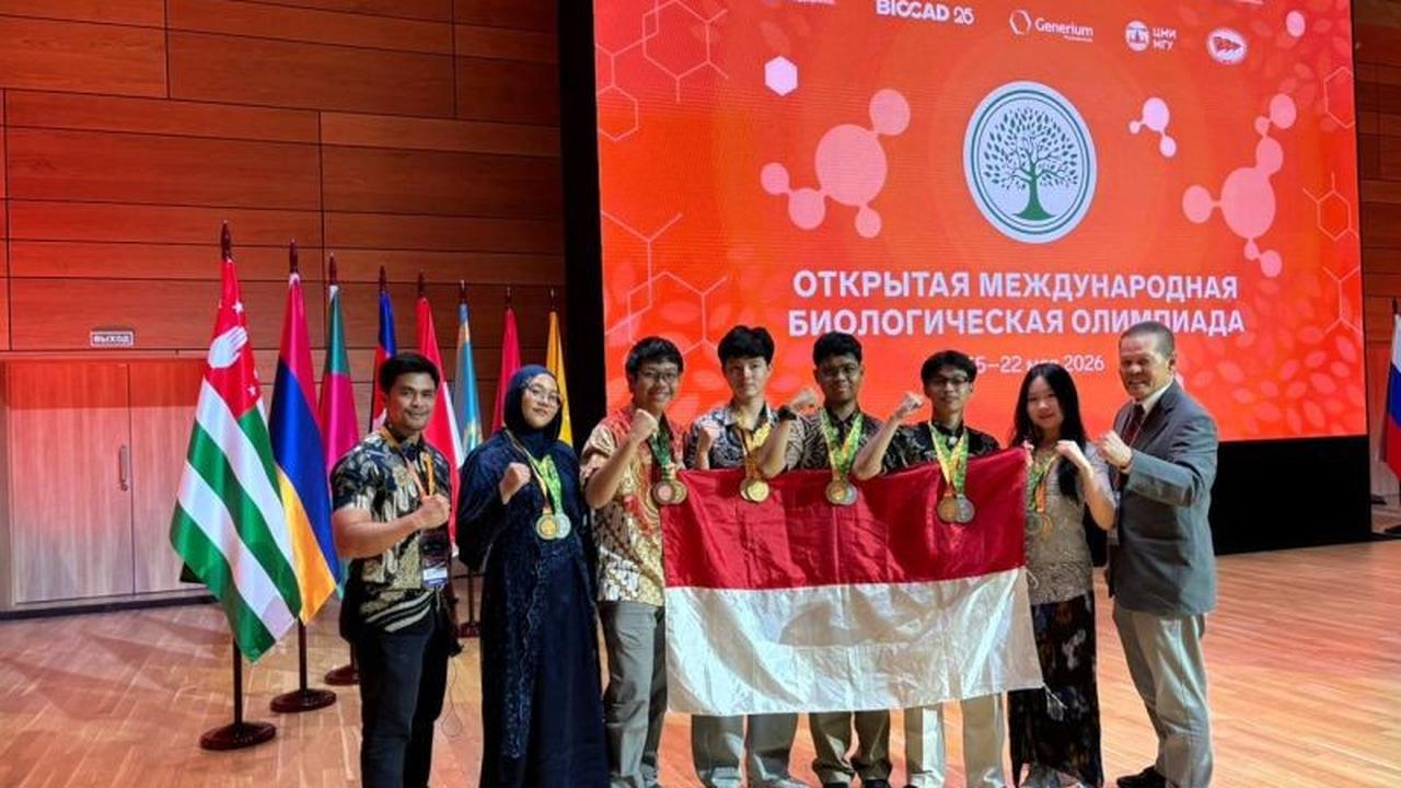 Tim Olimpiade Biologi Indonesia Raih Tujuh Medali di OIBO 2026, Buktikan Daya Saing Global