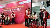 Kontingen Indonesia sudah berada di Solo setelah tampil di Asian Para Games 2022 Hangzhou. (Dok NPC Indonesia)