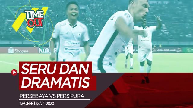 Berita video Time Out Shopee Liga 1 2020 kali ini membahas pertandingan pada pekan ketiga, Persebaya vs Persipura yang berlangsung seru dan dramatis.