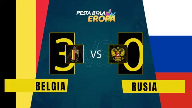 VIDEO: Romelu Lukaku Cetak Dua Gol, Belgia Kalahkan Rusia di Grup B Euro 2020
