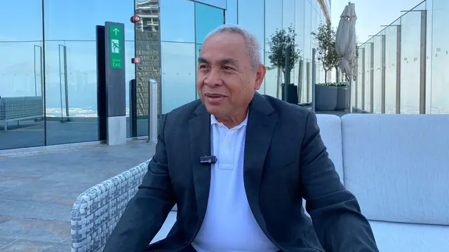 Mantan Gubernur Kalimatan Timur Isran Noor. (Teddy Tri Setio Berty)