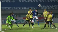 Persib Bandung meraih kemenangan 1-0 atas Barito Putera pada laga pekan pertama BRI Liga 1 di Stadion Indomilk Arena, Tangerang, Sabtu (4/9/2021) malam WIB. (Bola.com/M Iqbal Ichsan)