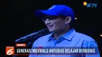 Sejumlah pengusaha muda menjadi pembicara di antaranya Co-Founder sekaligus Presiden Bukalapak Fajrin Rasyid serta Cawapres Sandiaga uno.