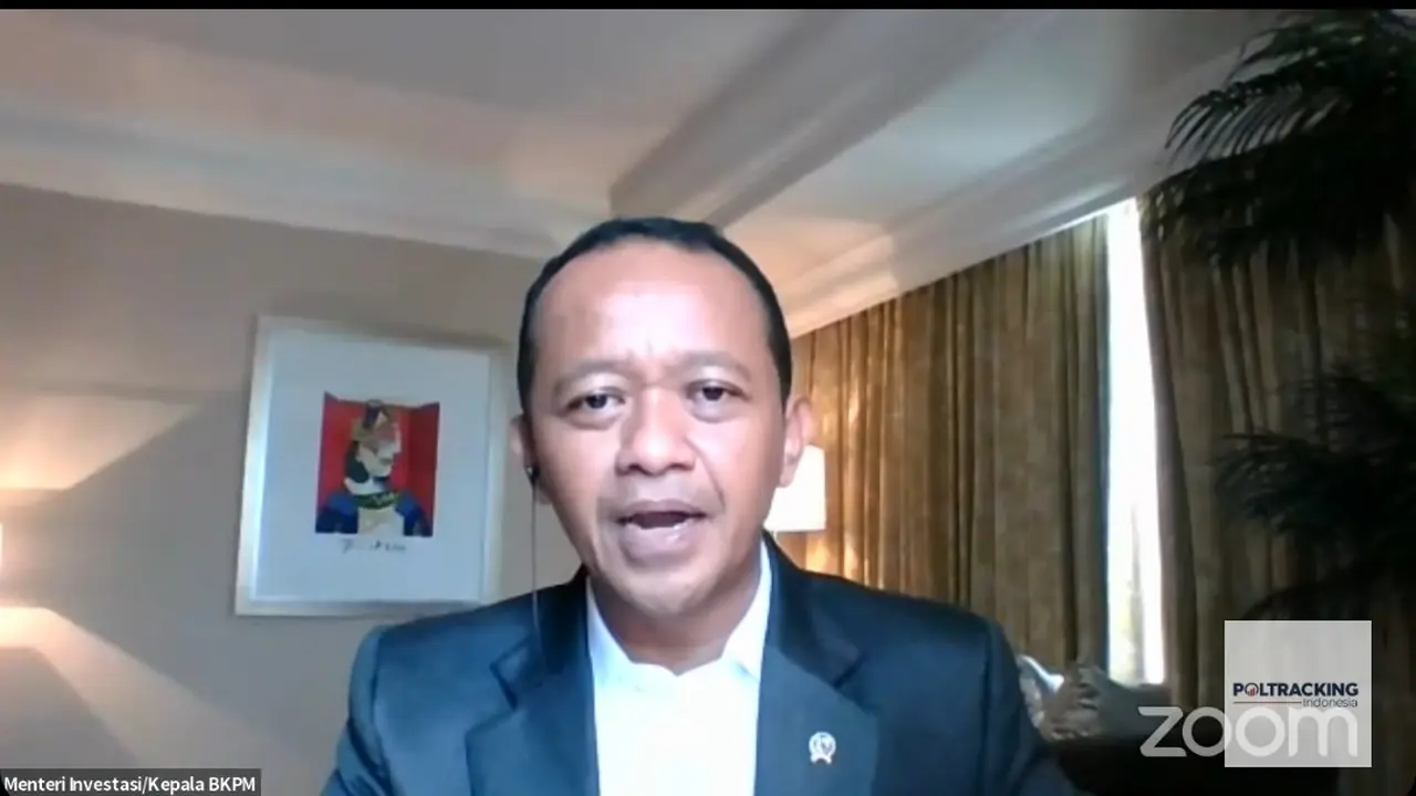 Menteri Investasi/Kepala Badan Koordinasi Penanaman Modal (BKPM) Bahlil Lahadalia