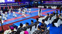 Kejuaraan Nasional Karate KASAL CUP V 2026 menjadi ajang pembinaan prestasi sekaligus penguatan karakter prajurit dan generasi muda. (dok. TNI AL)