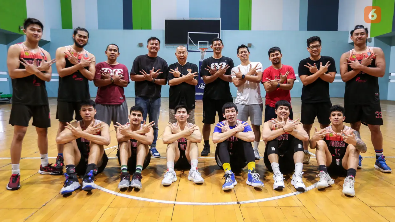 Foto: Persiapan Mepet, Timnas Basket 3x3 Indonesia Targetkan Medali di SEA Games 2023