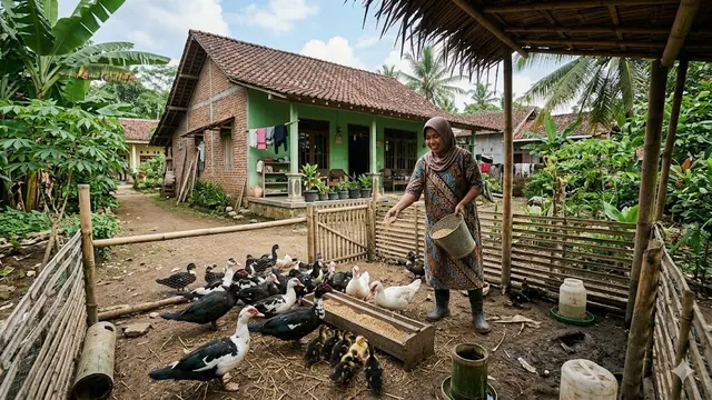 Cara Budidaya Entok untuk Ibu Rumah Tangga di Desa, Raup Untung dari Pekarangan