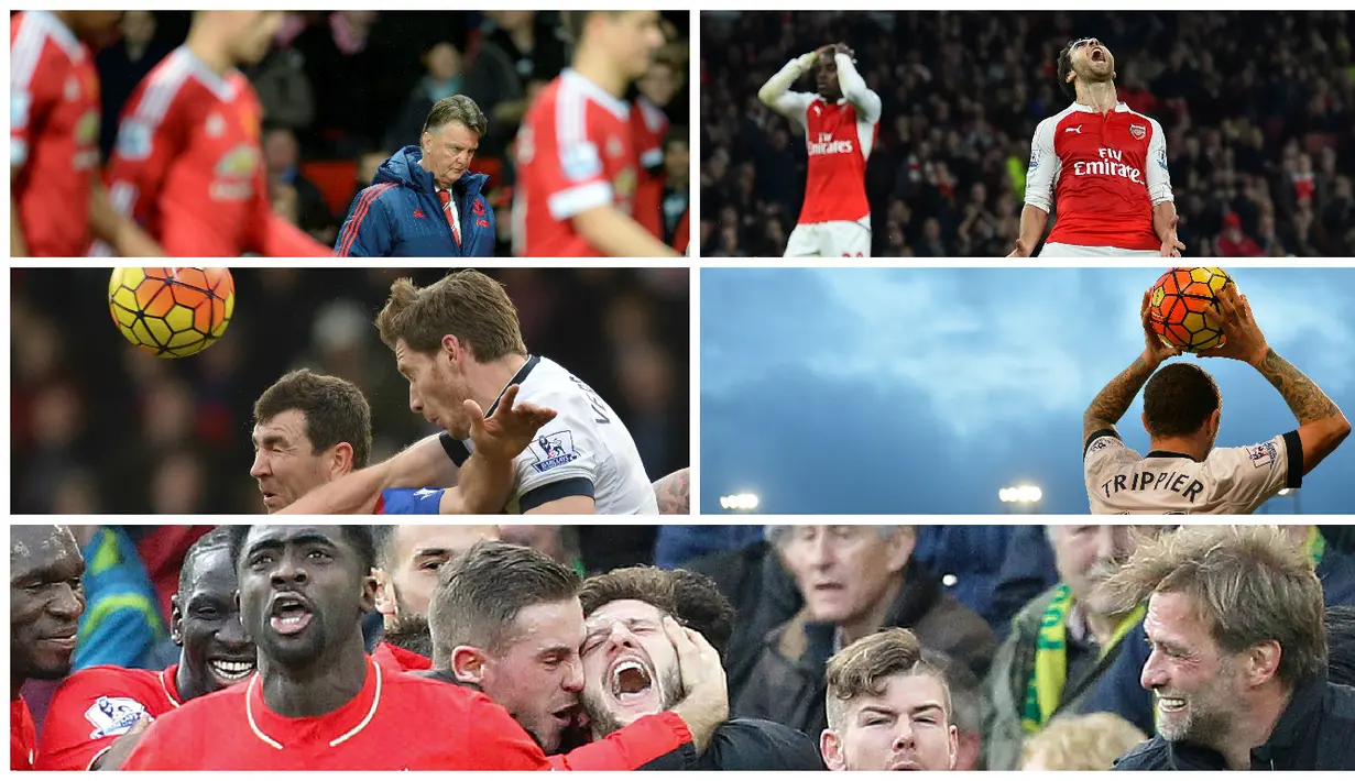 Inilah 10 foto terbaik Liga Inggris Pekan ke-23 pilihan Bola.com. (AFP/Reuters)