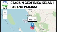 Gempa Pesisi Selatan, Senin (22/4/2024). (Liputan6.com/ ist)