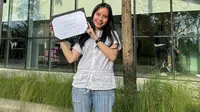 Shania Siahaan, mahasiswa di Universitas Maritim Raja Ali Haji dan peserta Apple Developer Academy yang menang&nbsp;Swift Student Challenge 2024. (Doc: Istimewa)&nbsp;