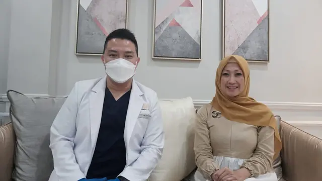 Ranty Purnamasari bersama dr Chandra Lohisto (ist)