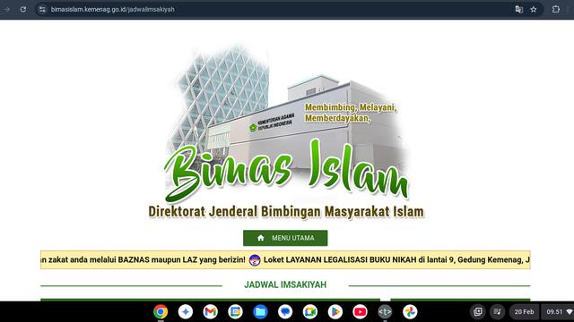 Jadwal Imsakiyah Ramadhan 2025 dari Bimas Islam Kemenag