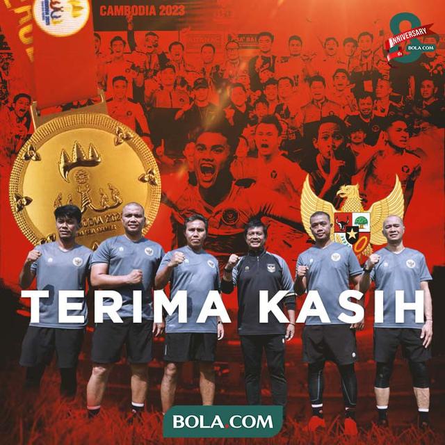 Timnas Indonesia - Indra Sjafri Bersama Para Asisten di Timnas Indonesia U-22