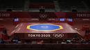 Makuhari Messe Hall Pusat merupakan venue yang terletak di Kota Chiba, Prefektur Chiba, Jepang. Pada Olimpiade Tokyo 2020, nantinya tempat ini akan digunakan untuk cabang olah raga tinju. (AFP/Javier Soriano)