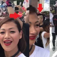 Berpakaian serba hitam, pria mirip Ahmad Dhani yang terlihat asyik bernyanyi di Konser Gue 2 ini buat netizen bertanya-tanya. (Foto: Lambenyinyir)