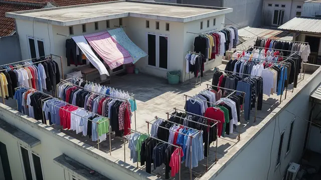8 Contoh Rumah Tipe 36 dengan Atap Dak untuk Jemuran, Inspirasi Desain Modern