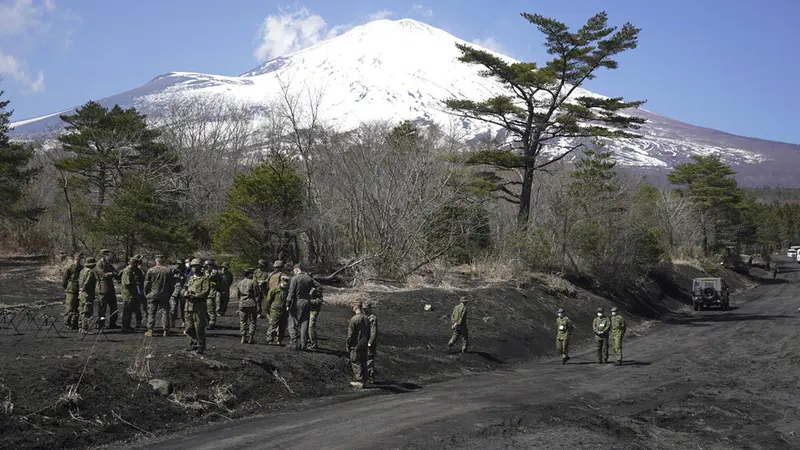 FOTO: AS - Jepang Gelar Latihan Militer Gabungan