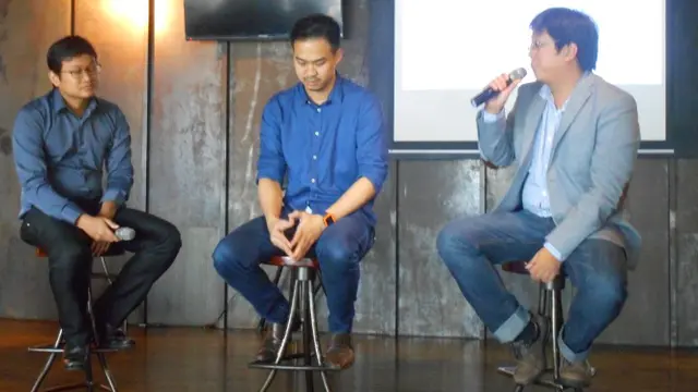 Media Briefing Harbolnas 2015. Bachtiar Rifai, Co-founder Kofera.com, Indra Yonathan, VP of Marketing Partnership Lazada, Rusdi Sumantri, Associate Director Nielsen Indonesia