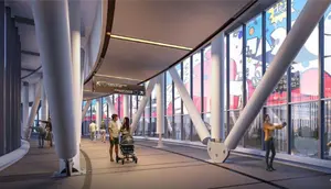 Mengapa Pedestrian Deck Dukuh Atas Dibuat Melingkar? Ini Penjelasan MRT