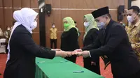 Menaker Ida Fauziyah Lantik 11 Pejabat Tinggi Madya